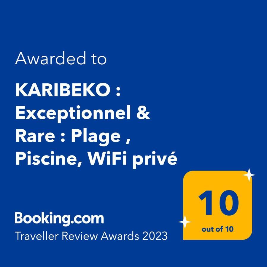 Karibeko : Exceptionnel & Rare : Plage , Piscine, Wifi Prive Saint-Francois  Luaran gambar